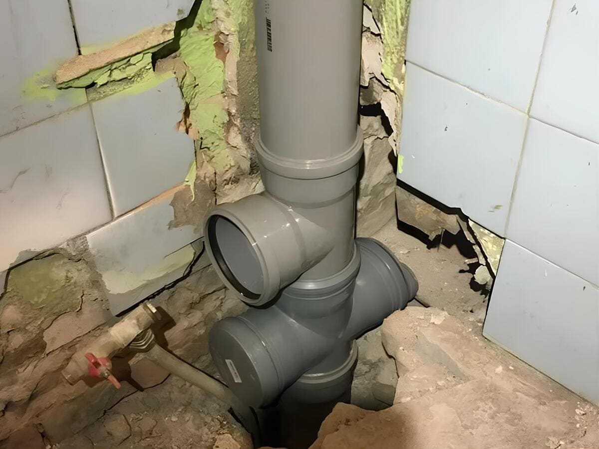 Замена канализационного стояка